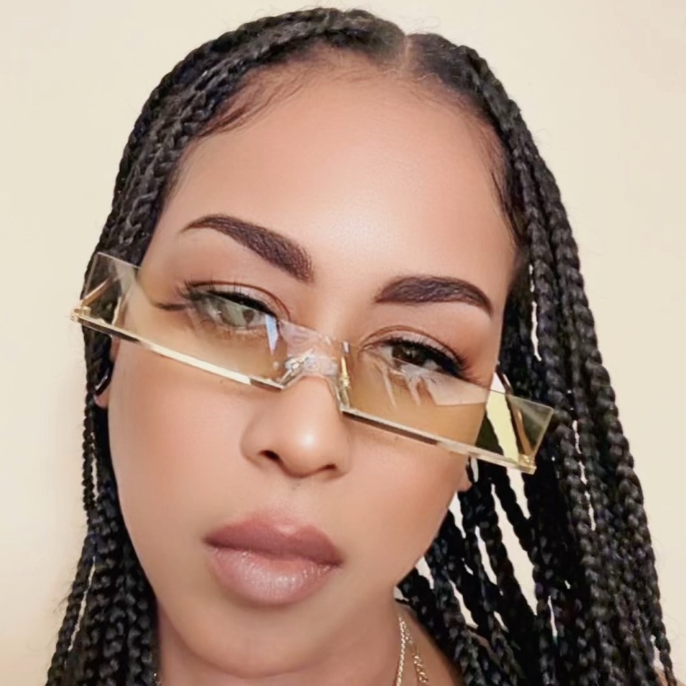 Stylish Gold-Tinted Sunglasses